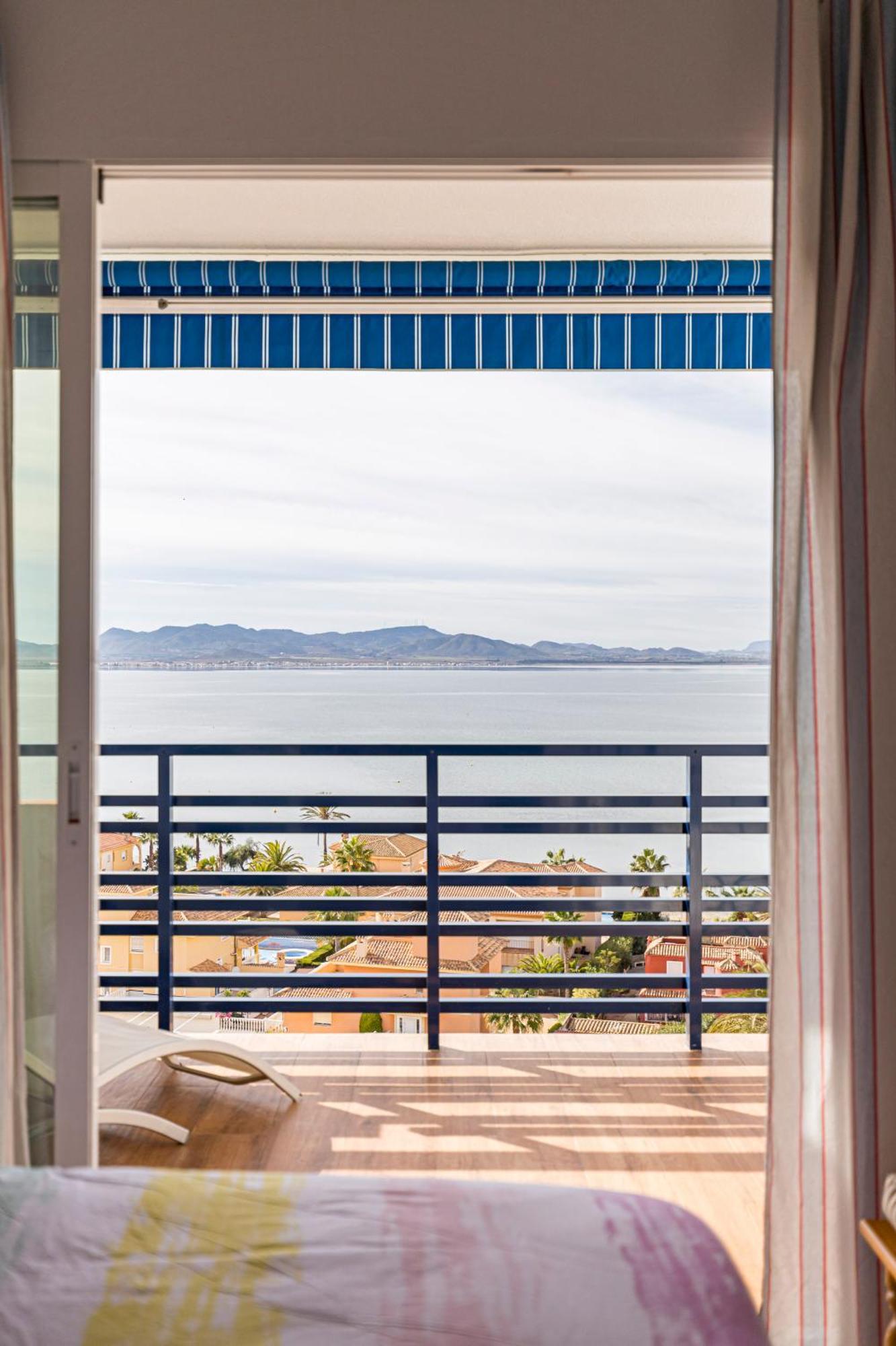 The Manga Beach Sea View Studio Crystal Clear Water & Sandy Beach, Fibre Wifi & Airco La Manga del Mar Menor Exteriör bild