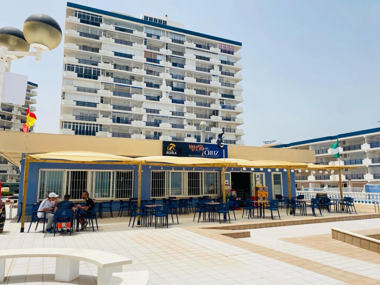 The Manga Beach Sea View Studio Crystal Clear Water & Sandy Beach, Fibre Wifi & Airco La Manga del Mar Menor Exteriör bild